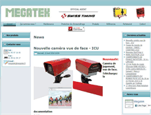 Tablet Screenshot of megatek.fr